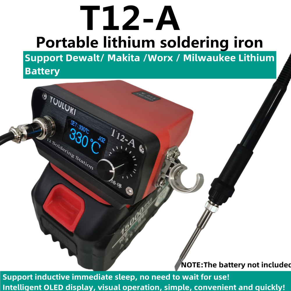 Milwaukee Drill M12 Fuel - Estación de soldadura inalámbrica T12-A STM32
