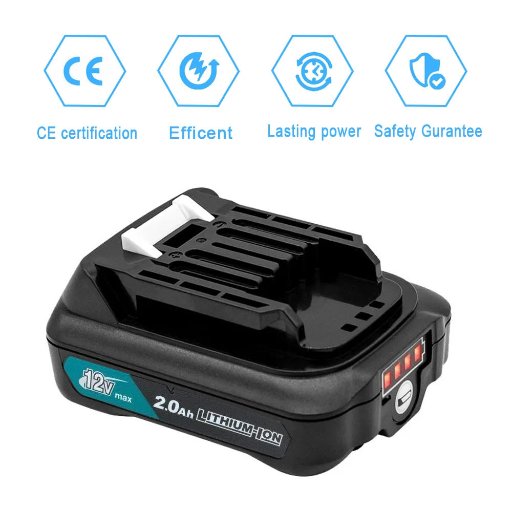 Makita Drill Hp1640 - Batería recargable de iones de litio