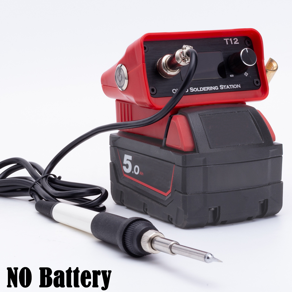 Milwaukee Drill M12 Fuel - Soldador de hierro OLED T12 inalámbrico