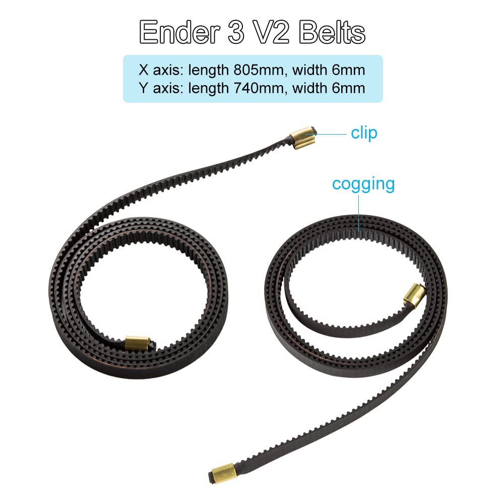 Correas de repuesto Creality O - Creality Printer Ender 3 reseña y precio