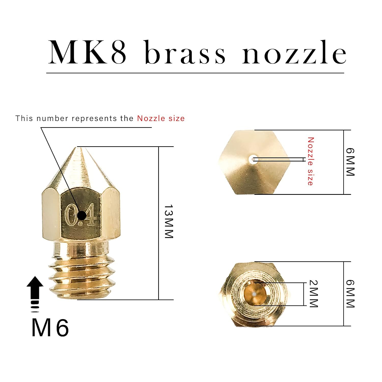 CREALITY 20 piezas MK8 boquill - Creality Printer K1 reseña y precio