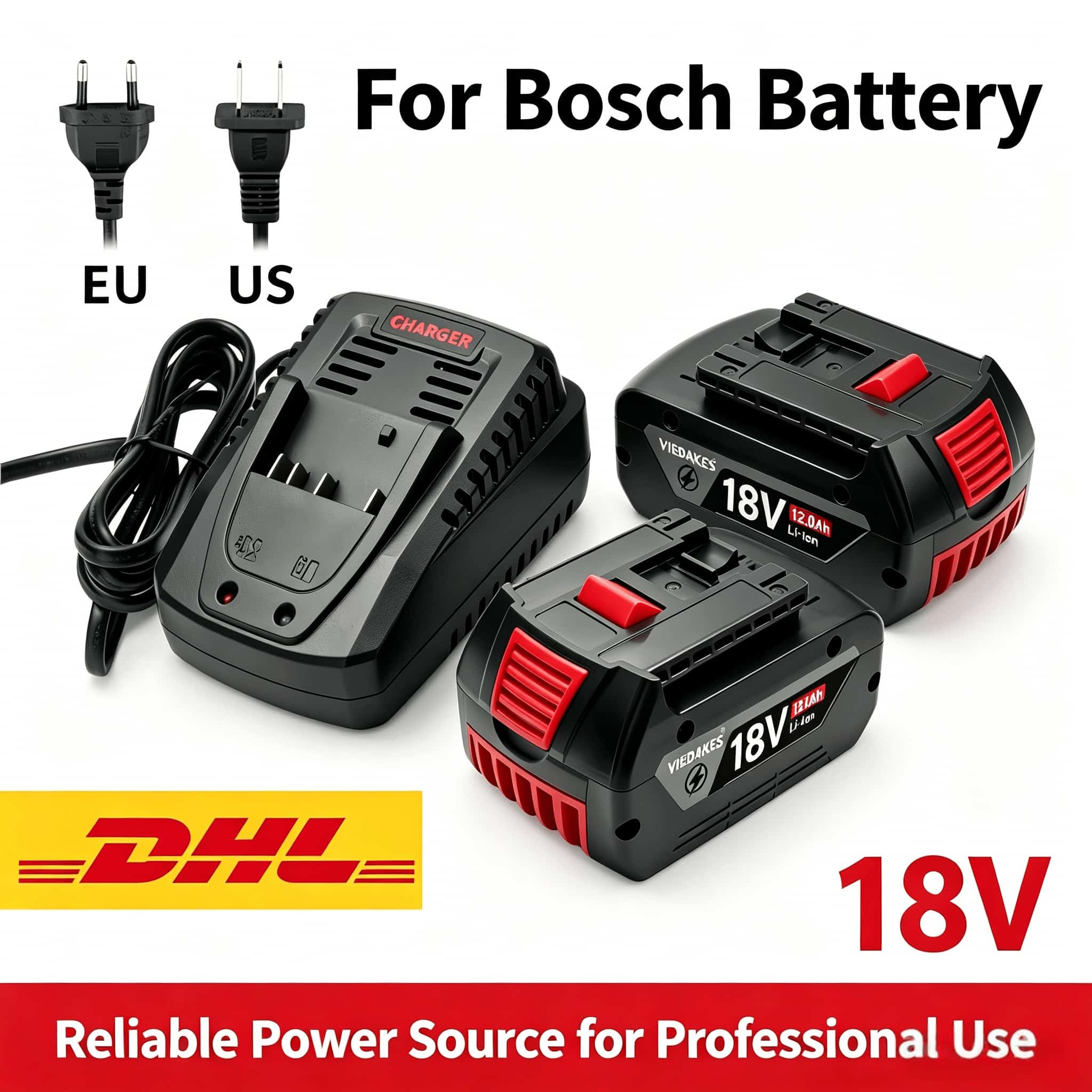 Batería de repuesto para talad - Bosch Drill Gsb 18V reseña y precio