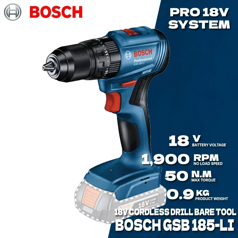 Taladro percutor inalámbrico s - Bosch Drill Gsb 18V reseña y precio