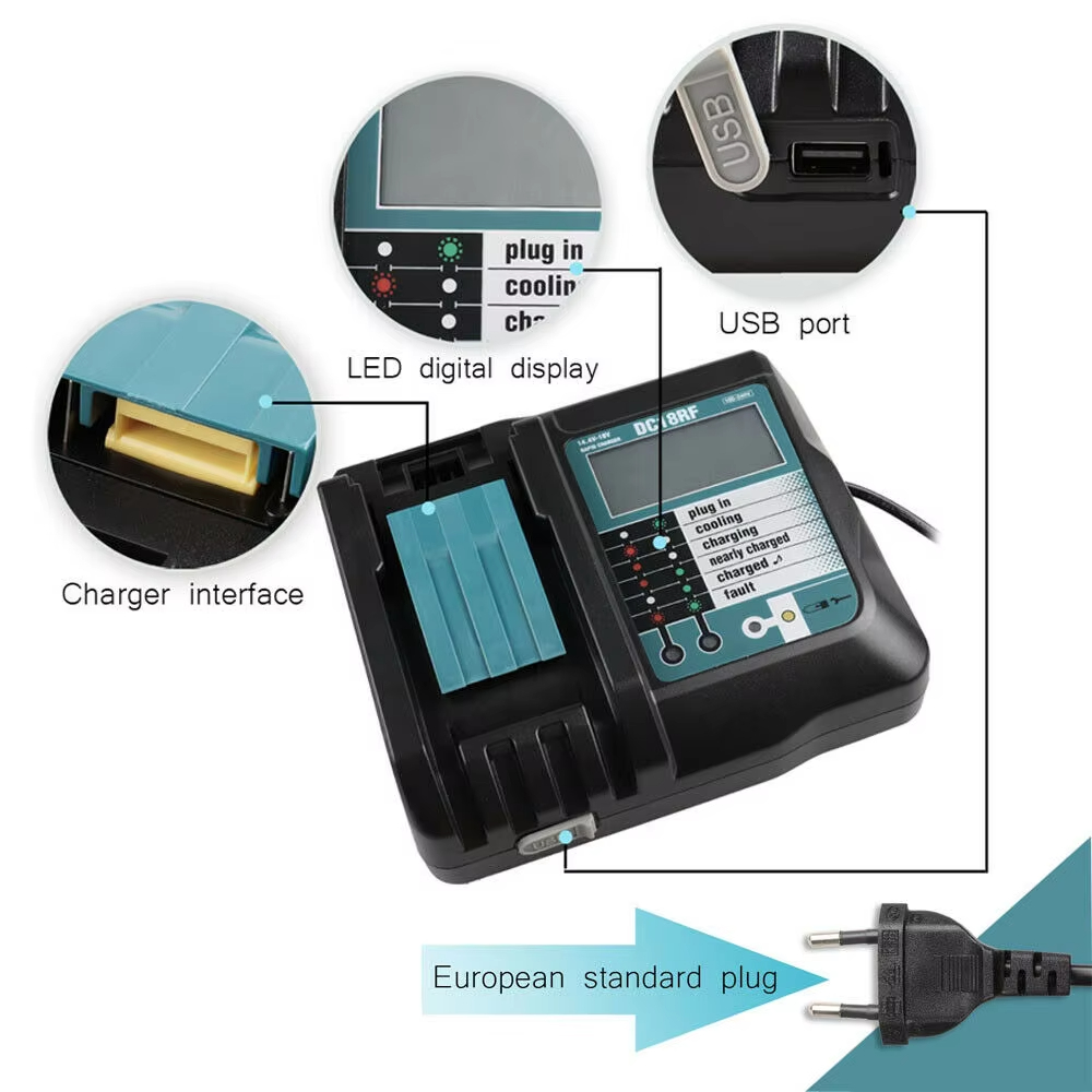 Cargador súper rápido de iones - Makita Drill Hp1640 reseña y precio