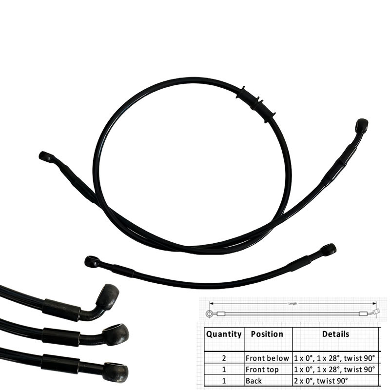 Manguera de freno trenzada de  - Ptfe Tape Thread reseña y precio