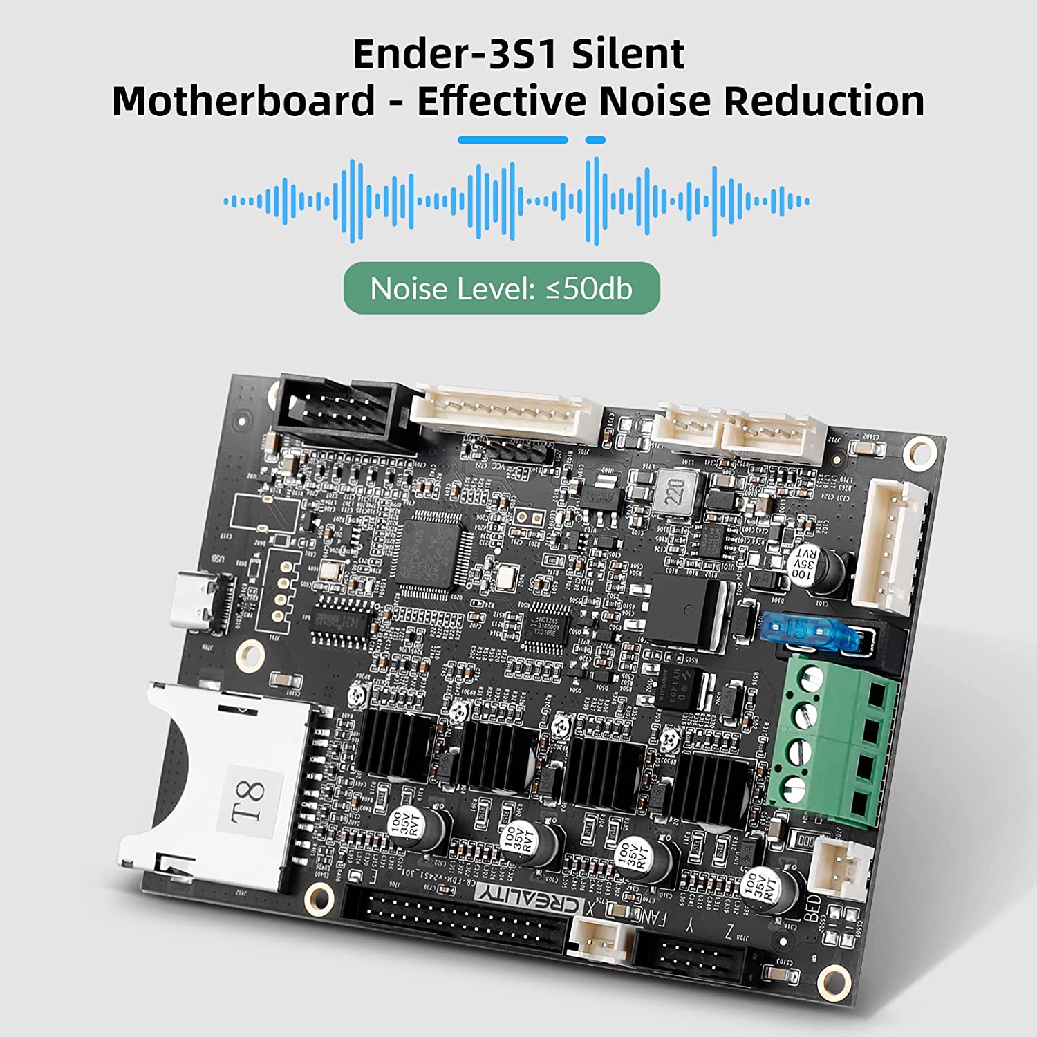 Placa Base Silenciosa Creality - Creality Printer K1 reseña y precio