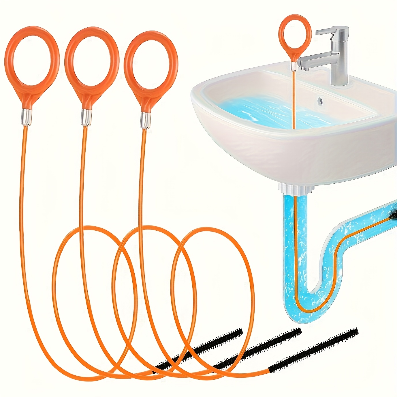 Herramienta Desatascadora de D - Drain Snake Flexible reseña y precio