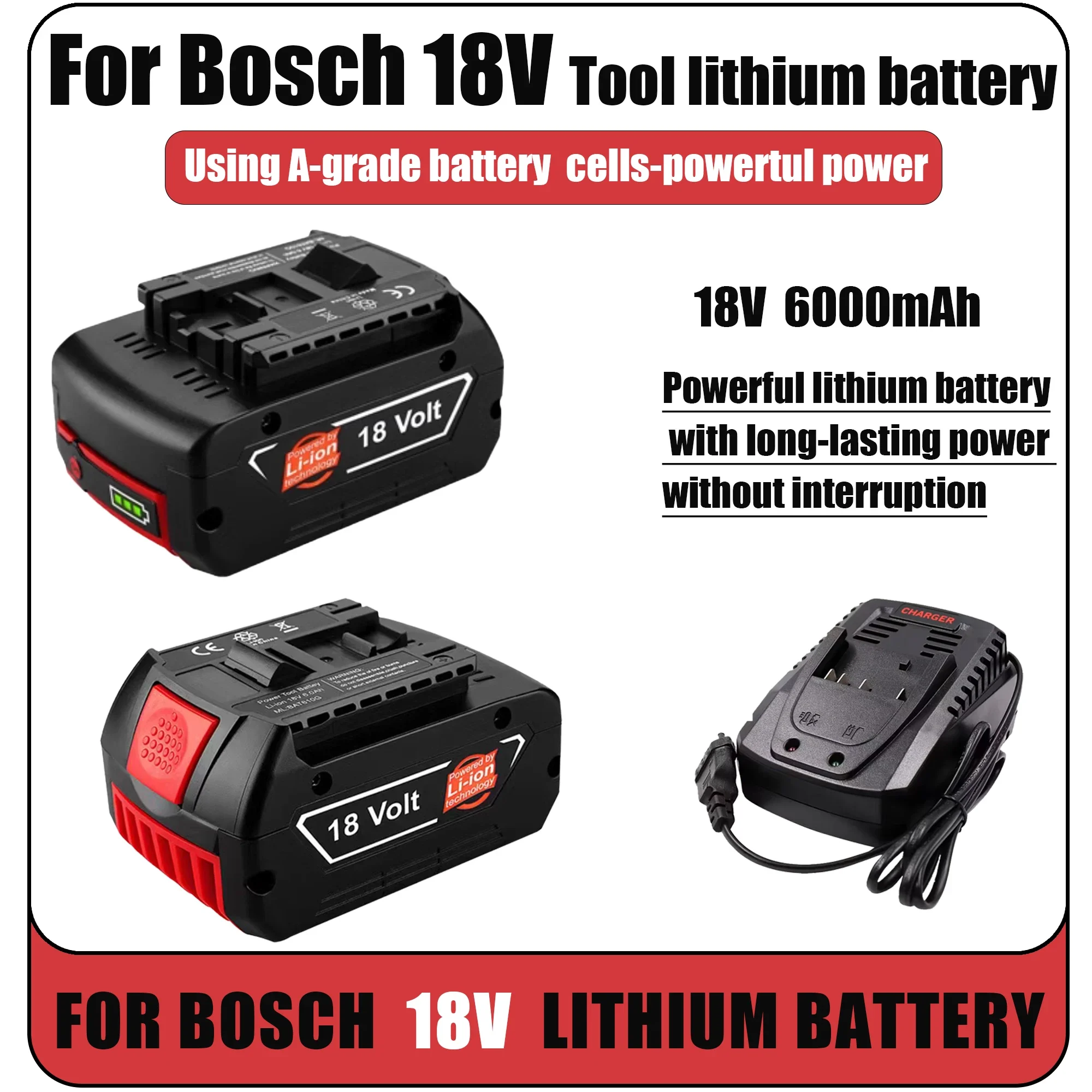 Nueva Batería Mejorada de 18V  - Bosch Drill Gsb 18V reseña y precio