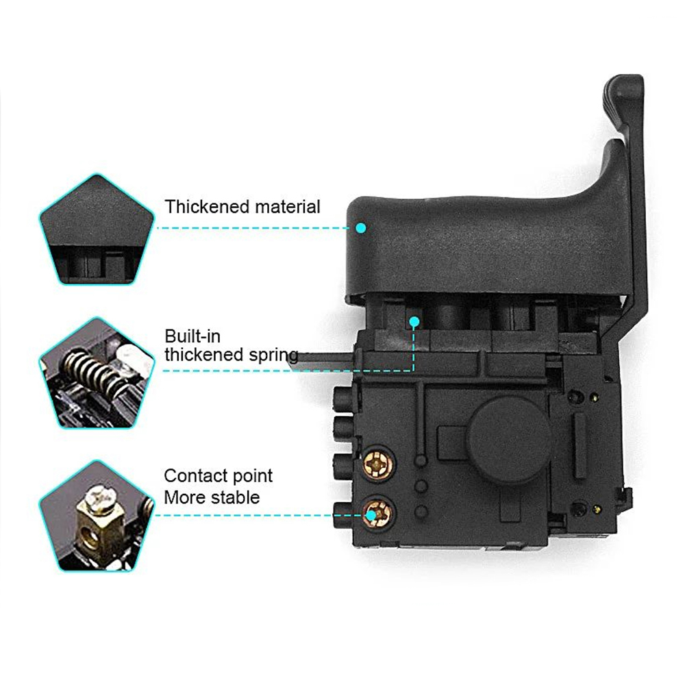 Reemplazo de interruptor para  - Makita Drill Hp1640 reseña y precio