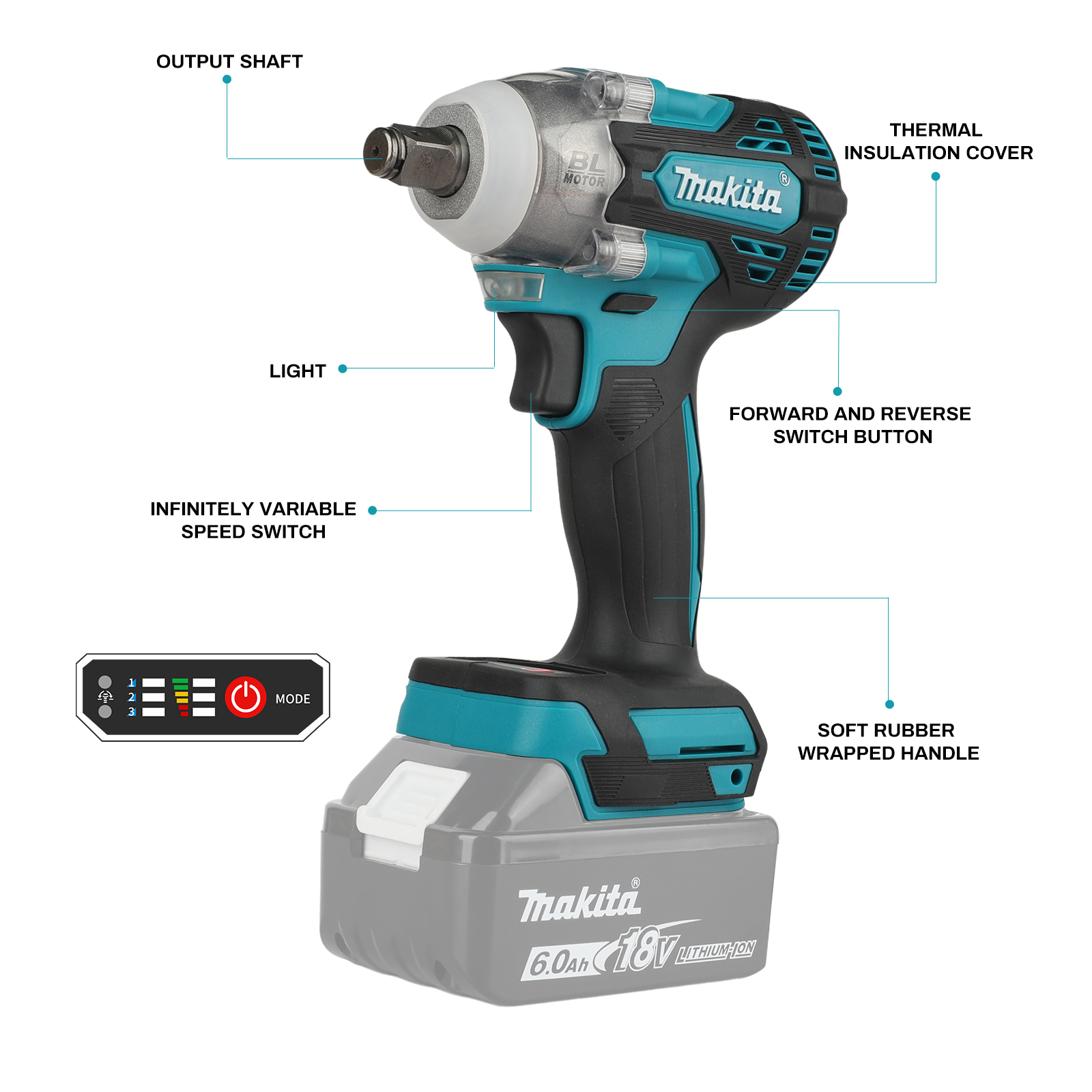 Llave de Impacto Inalámbrica M - Makita Drill Dtw300 reseña y precio