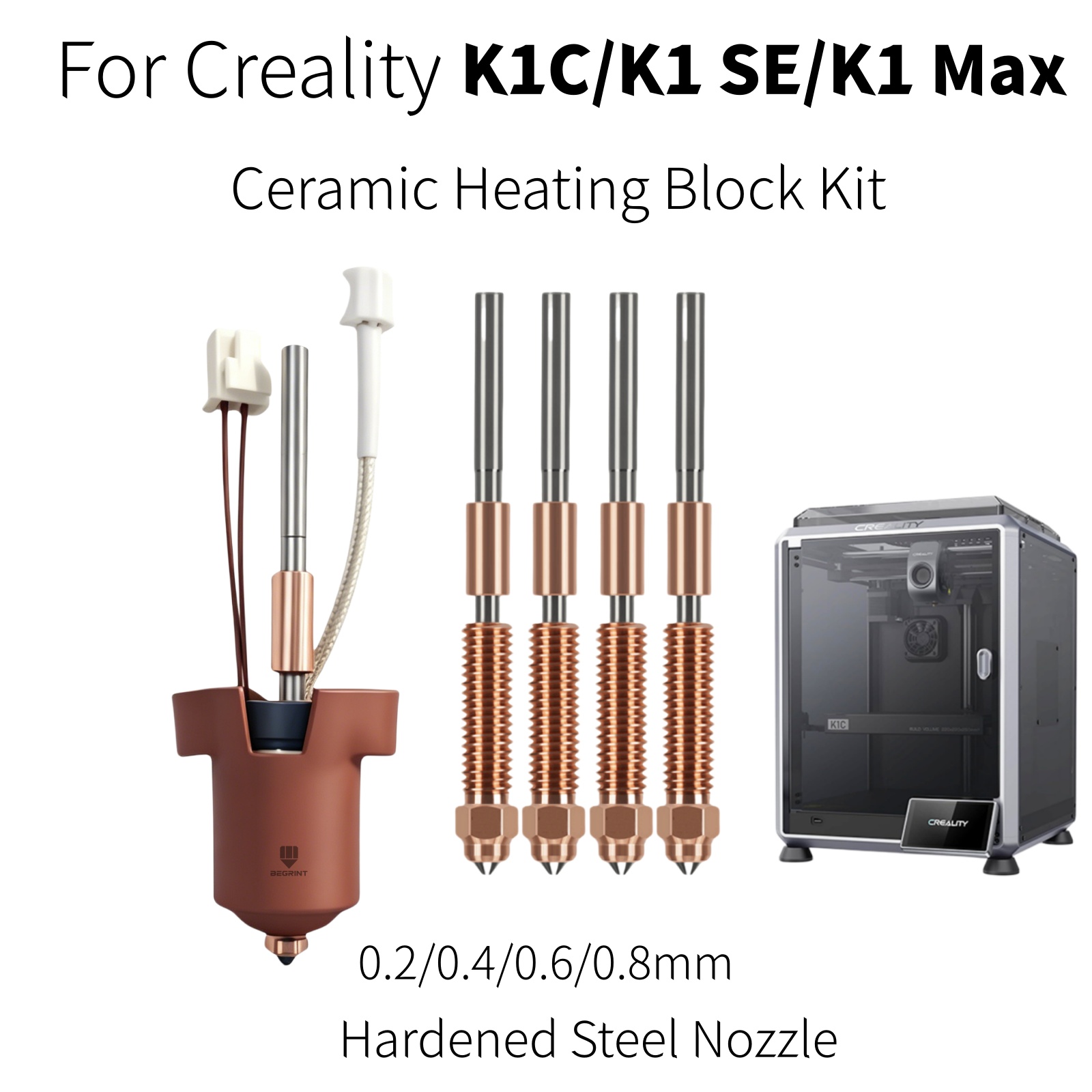 Hotend para Creality K1C K1 MA - Creality Printer K1 reseña y precio