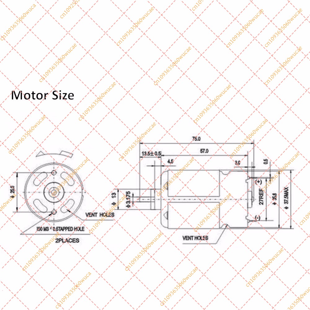Motor DC RS550 de 13 dientes y - Bosch Drill Gsb 18V reseña y precio