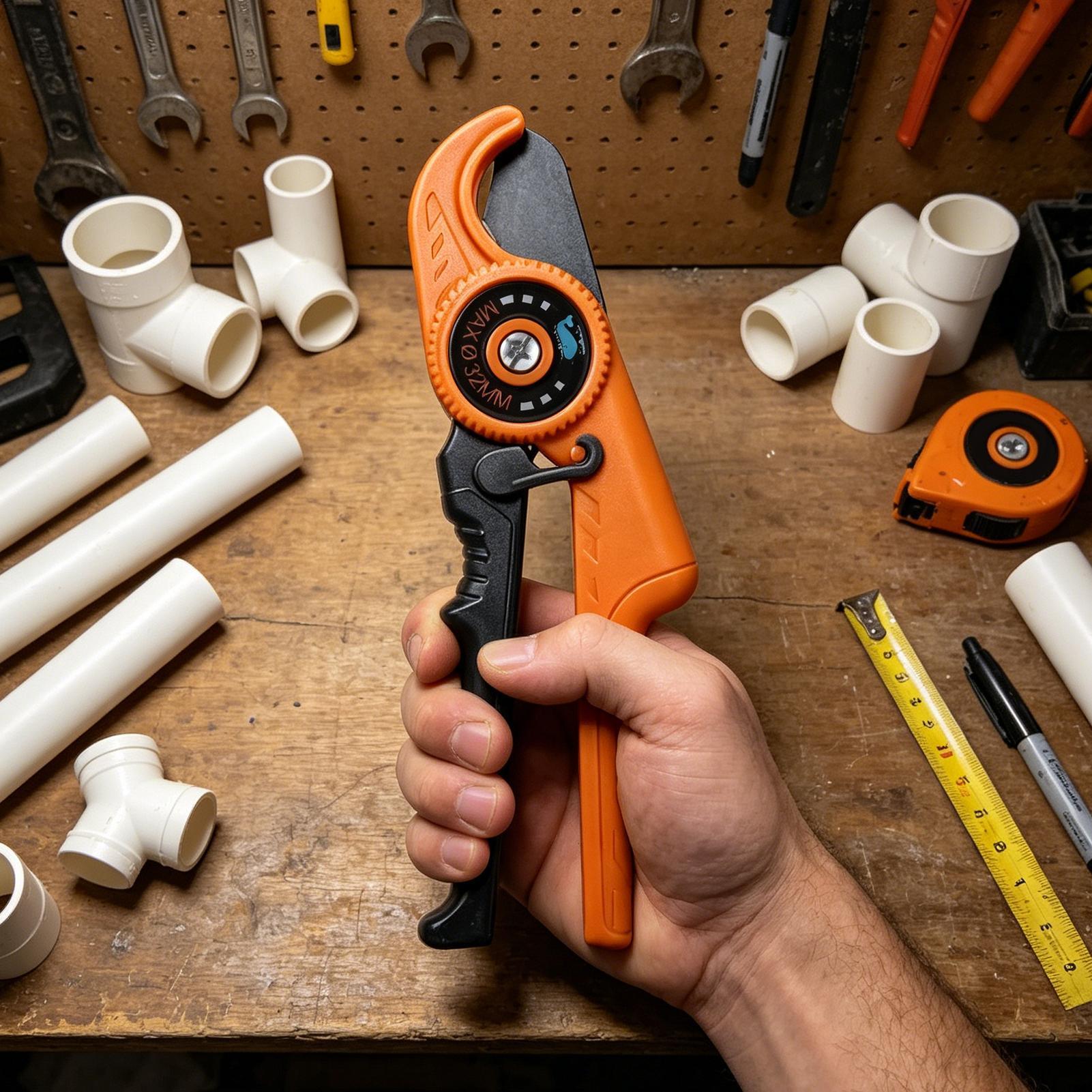 Cortador de PVC con mecanismo  - Pipe Cutter Ratchet reseña y precio