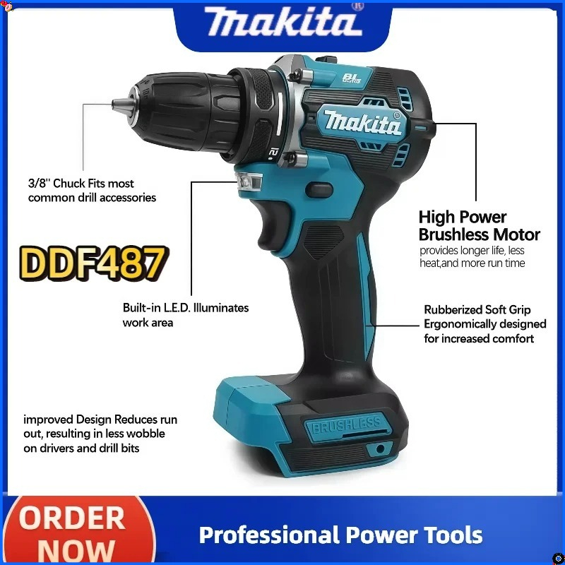 Destornillador eléctrico Makit - Makita Drill Ddf484 reseña y precio